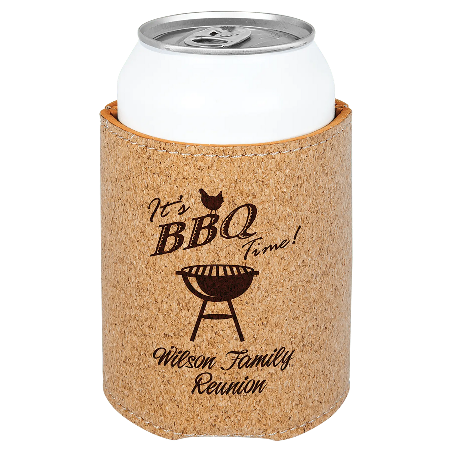 Leatherette Beverage Holder - 3 3/4" - Custom JDS