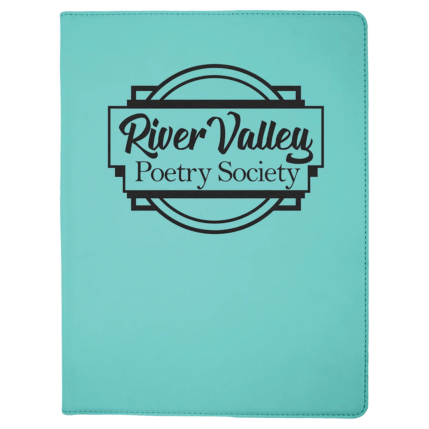 Leatherette Portfolio with Notepad - Custom JDS
