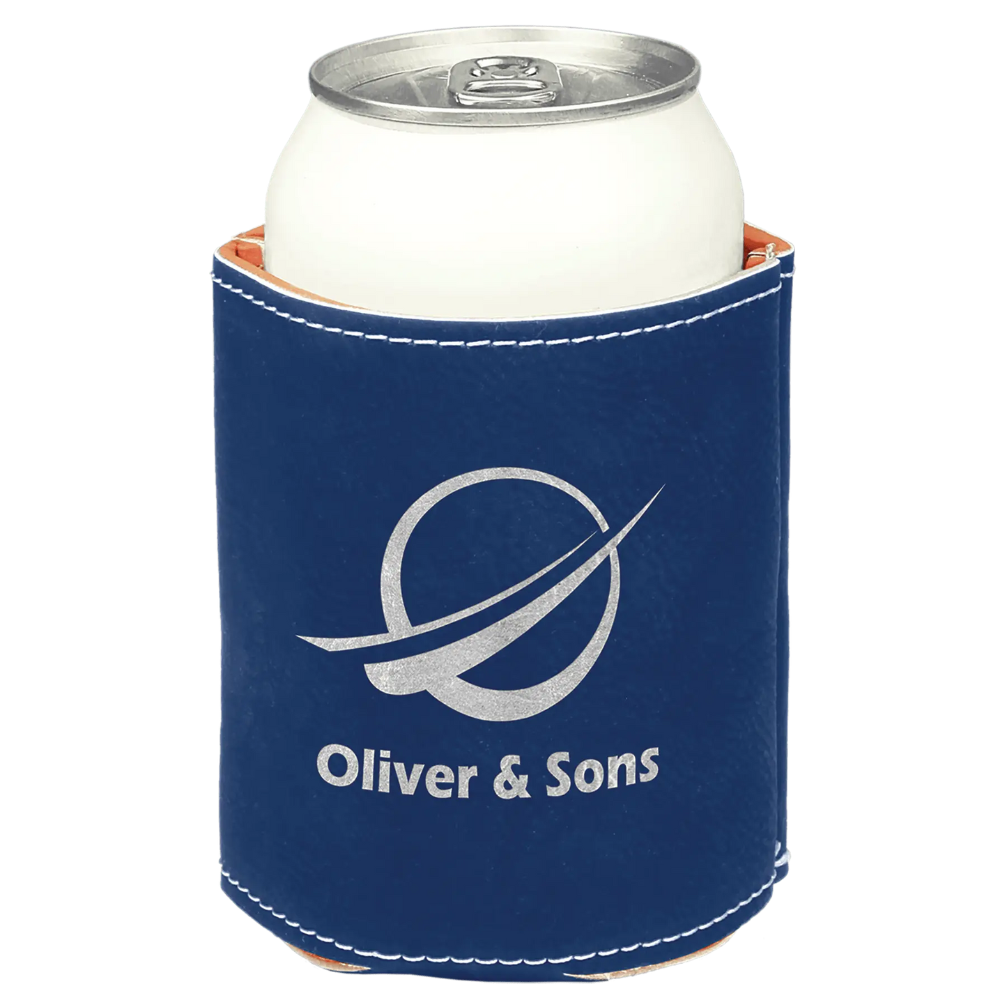 Leatherette Beverage Holder - 3 3/4" - Custom JDS