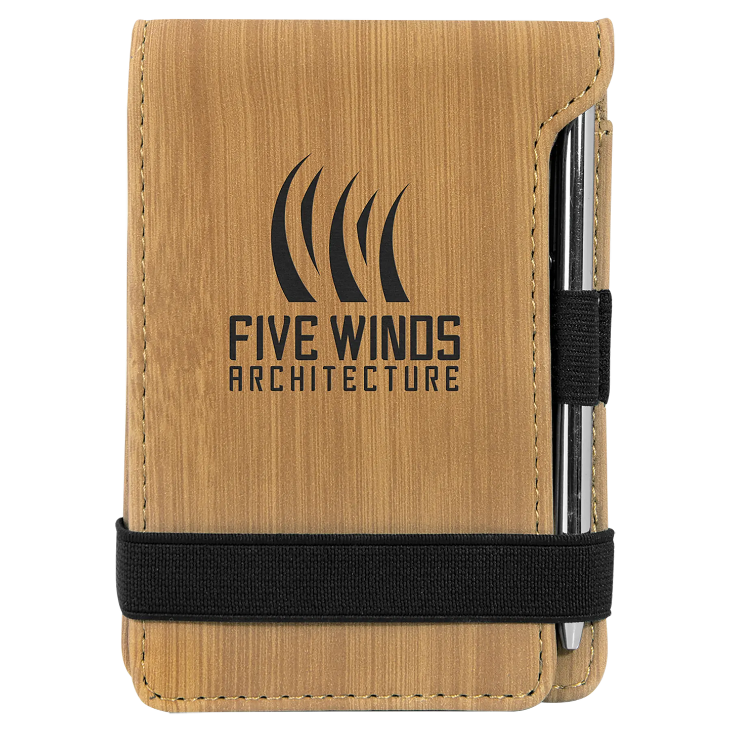 Leatherette Journal/Notepad - Custom JDS