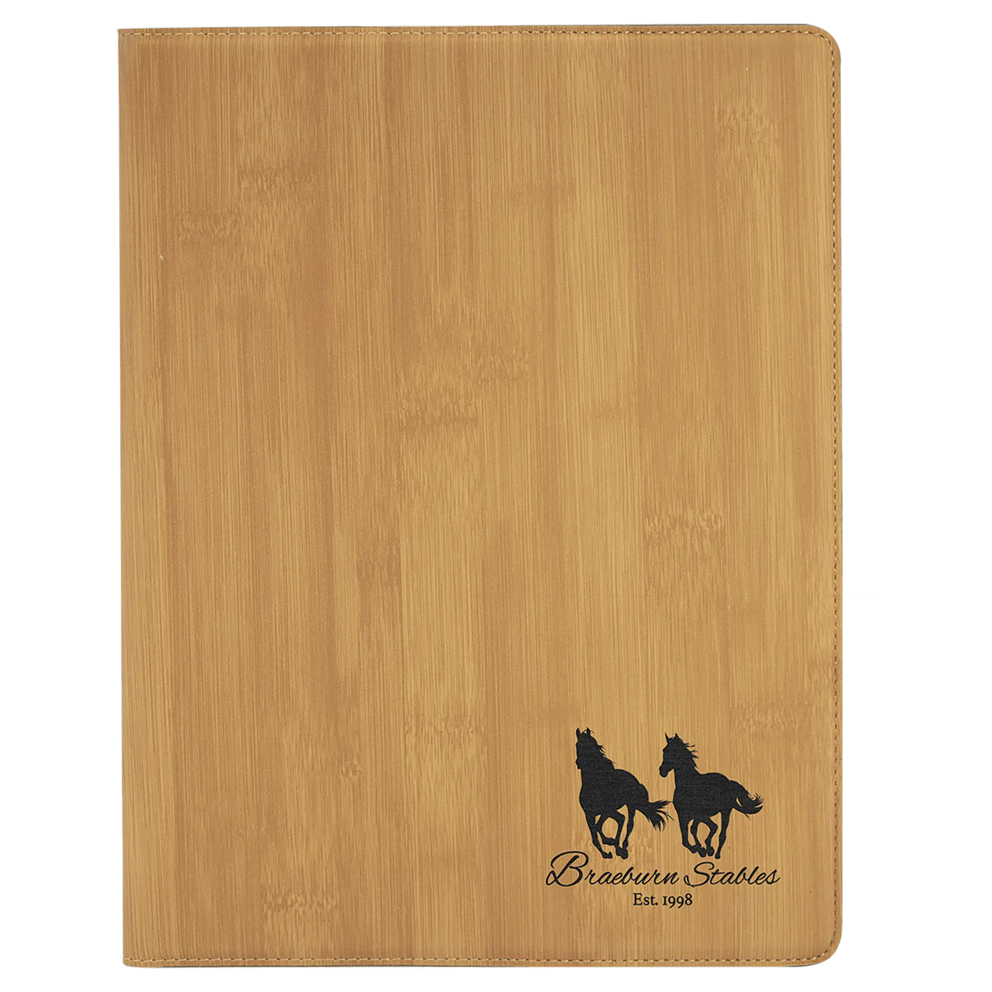 Leatherette Portfolio with Notepad - Custom JDS