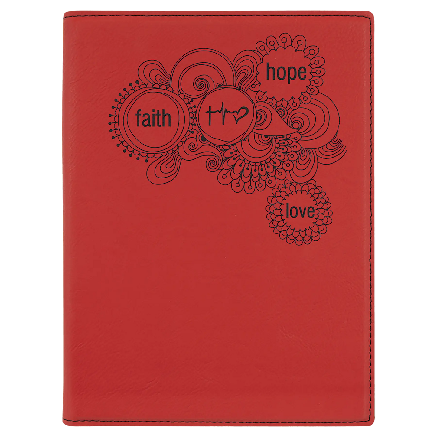 Leatherette Portfolio with Notepad - Custom JDS