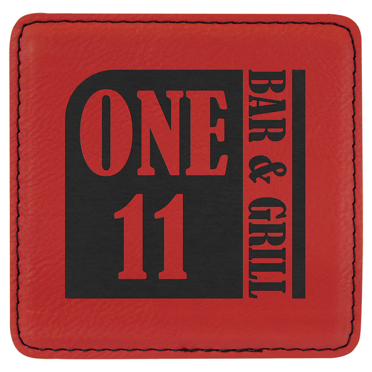 4" Leatherette Coasters (Square or Round) JDS