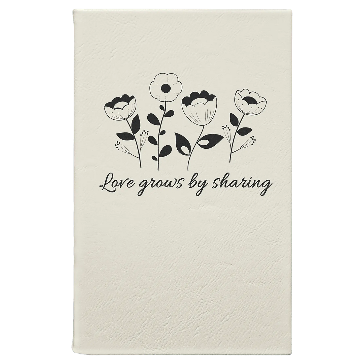 Leatherette Journal/Notepad - Custom JDS