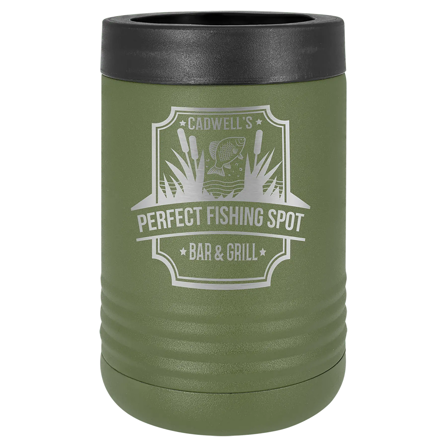 Beverage Holder/Can Cooler - Stainless Steel Vacuum Insulated - Custom JDS
