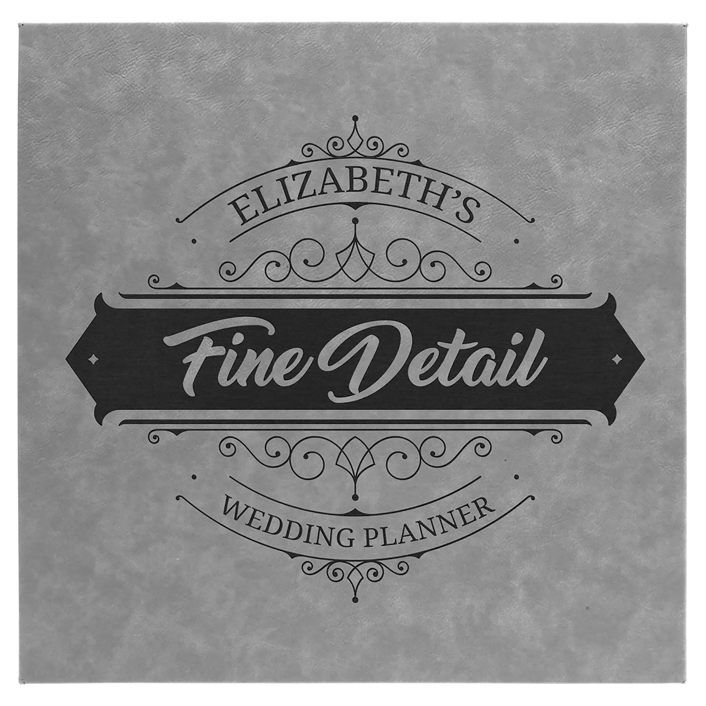 Laserable Leatherette Wall Decor with Sawtooth Hanger JDS