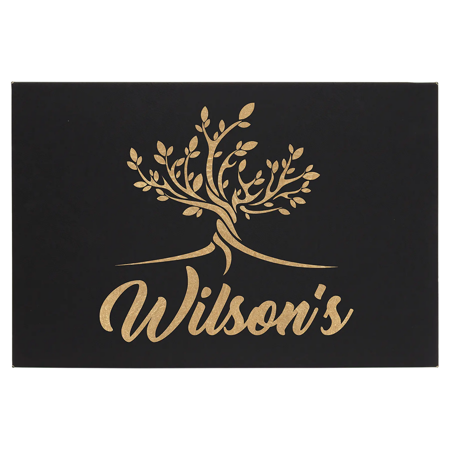 Laserable Leatherette Wall Decor with Sawtooth Hanger JDS