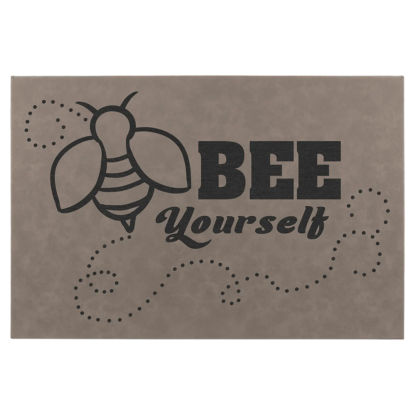 Laserable Leatherette Wall Decor with Sawtooth Hanger JDS