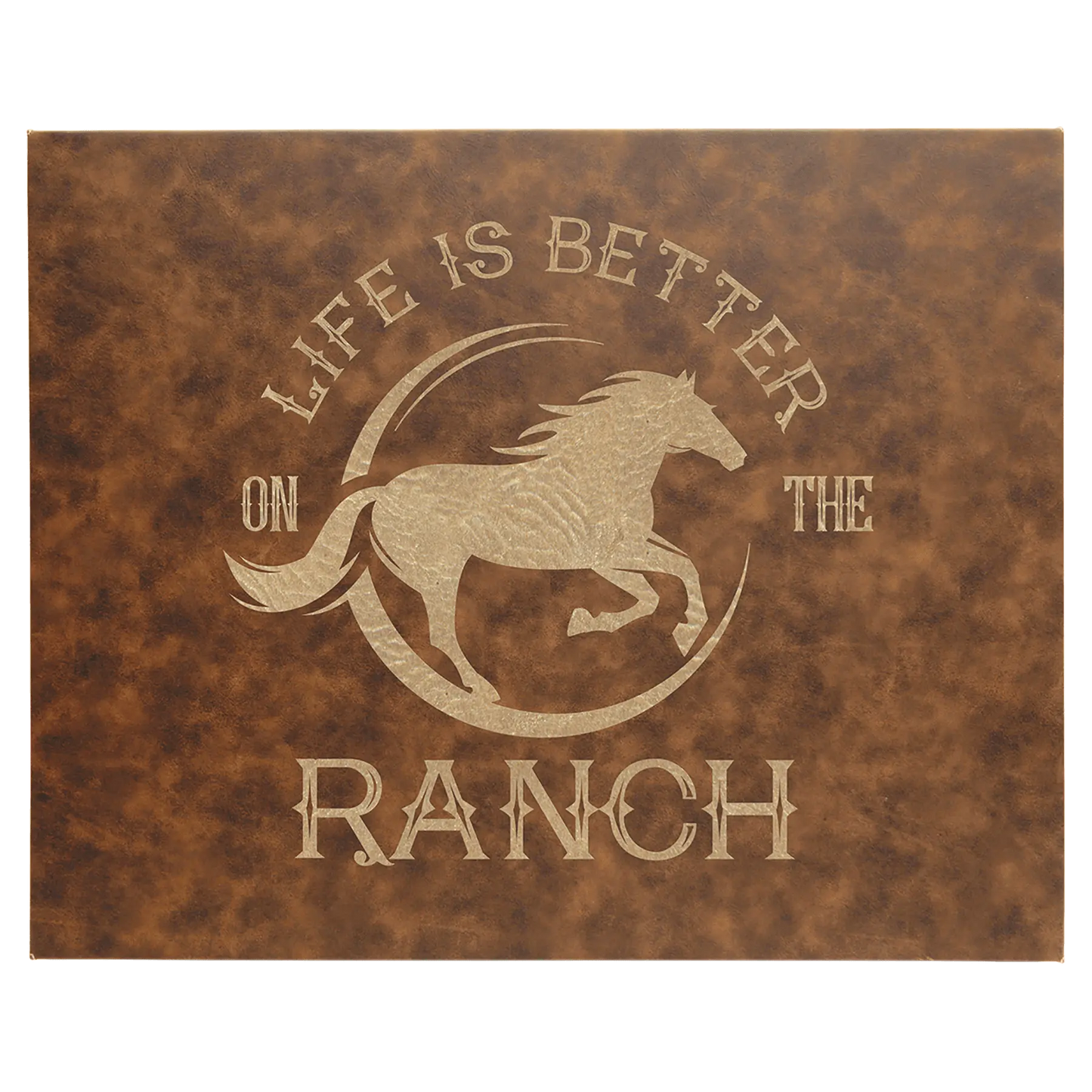 Laserable Leatherette Wall Decor with Sawtooth Hanger JDS