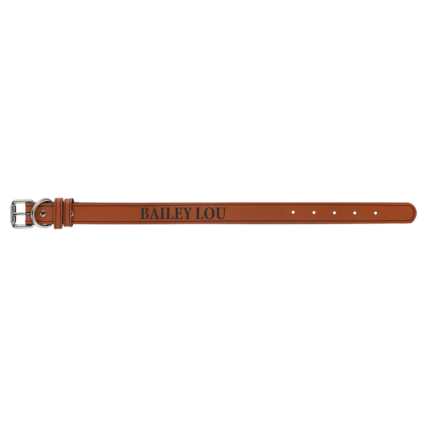 Dog Collar - Small 15" x 3/4" Leatherette - Custom JDS