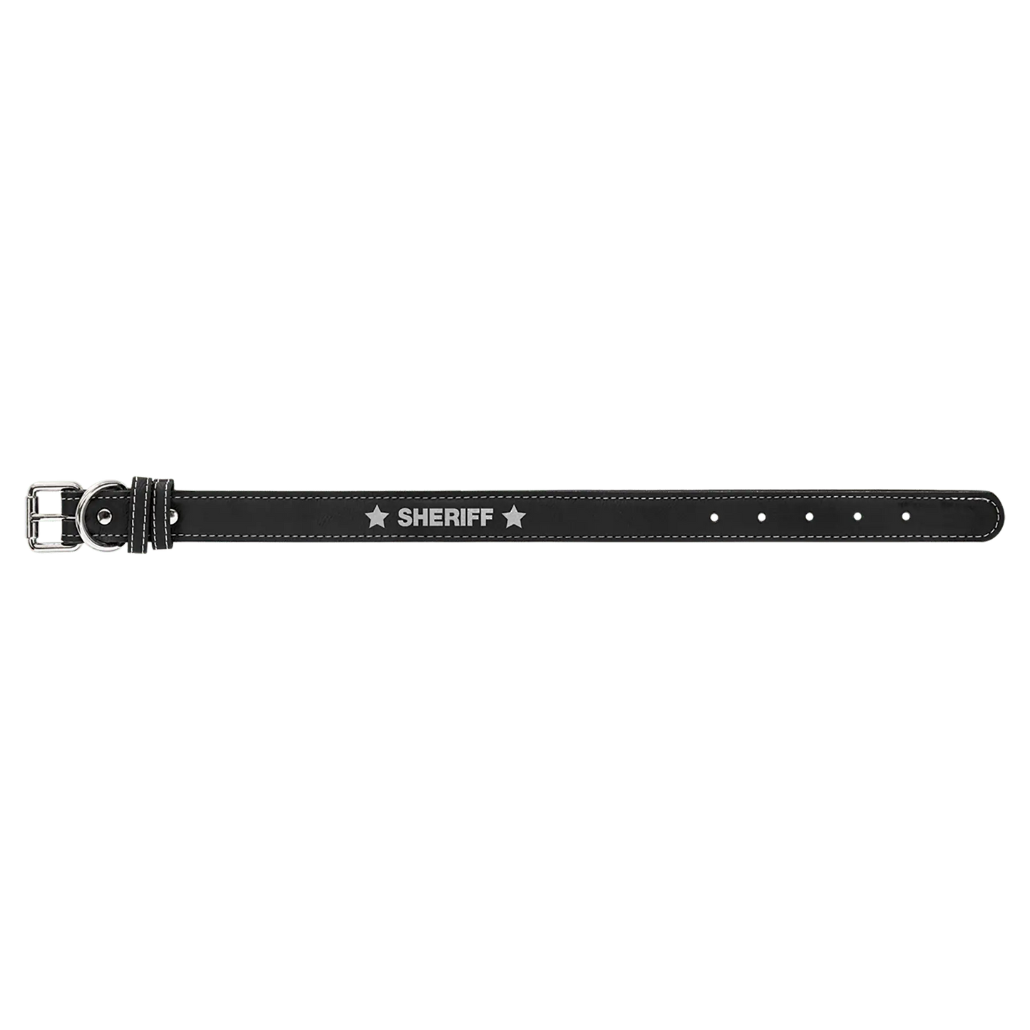 Dog Collar - Small 15" x 3/4" Leatherette - Custom JDS