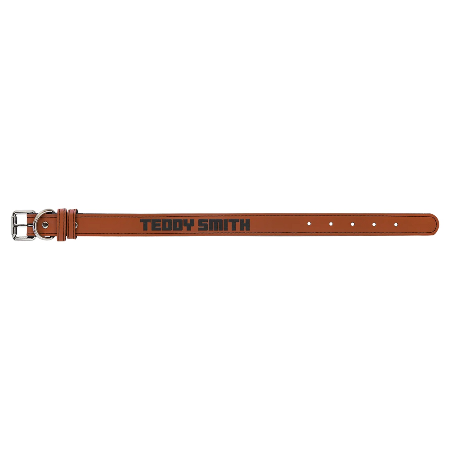 Dog Collar - Medium 19" x 1" Leatherette - Custom JDS