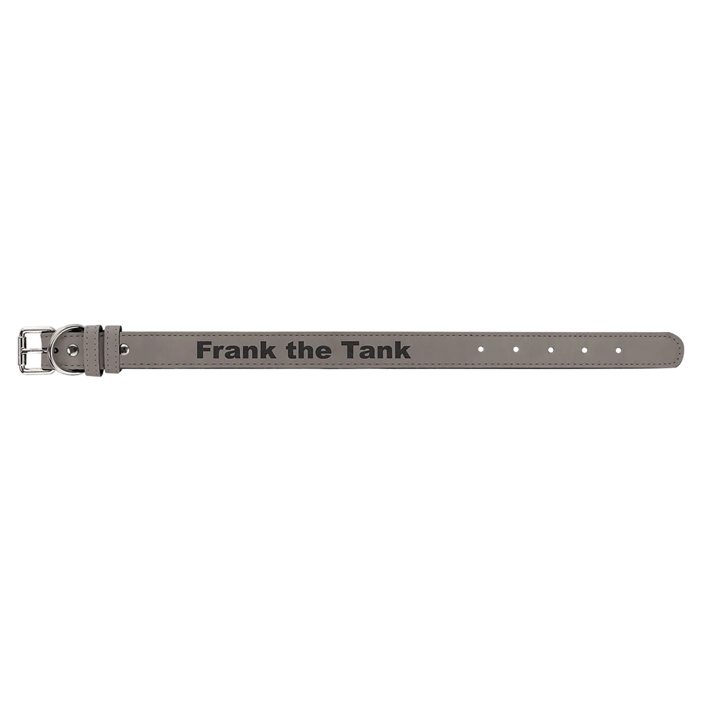 Dog Collar - Medium 19" x 1" Leatherette - Custom JDS
