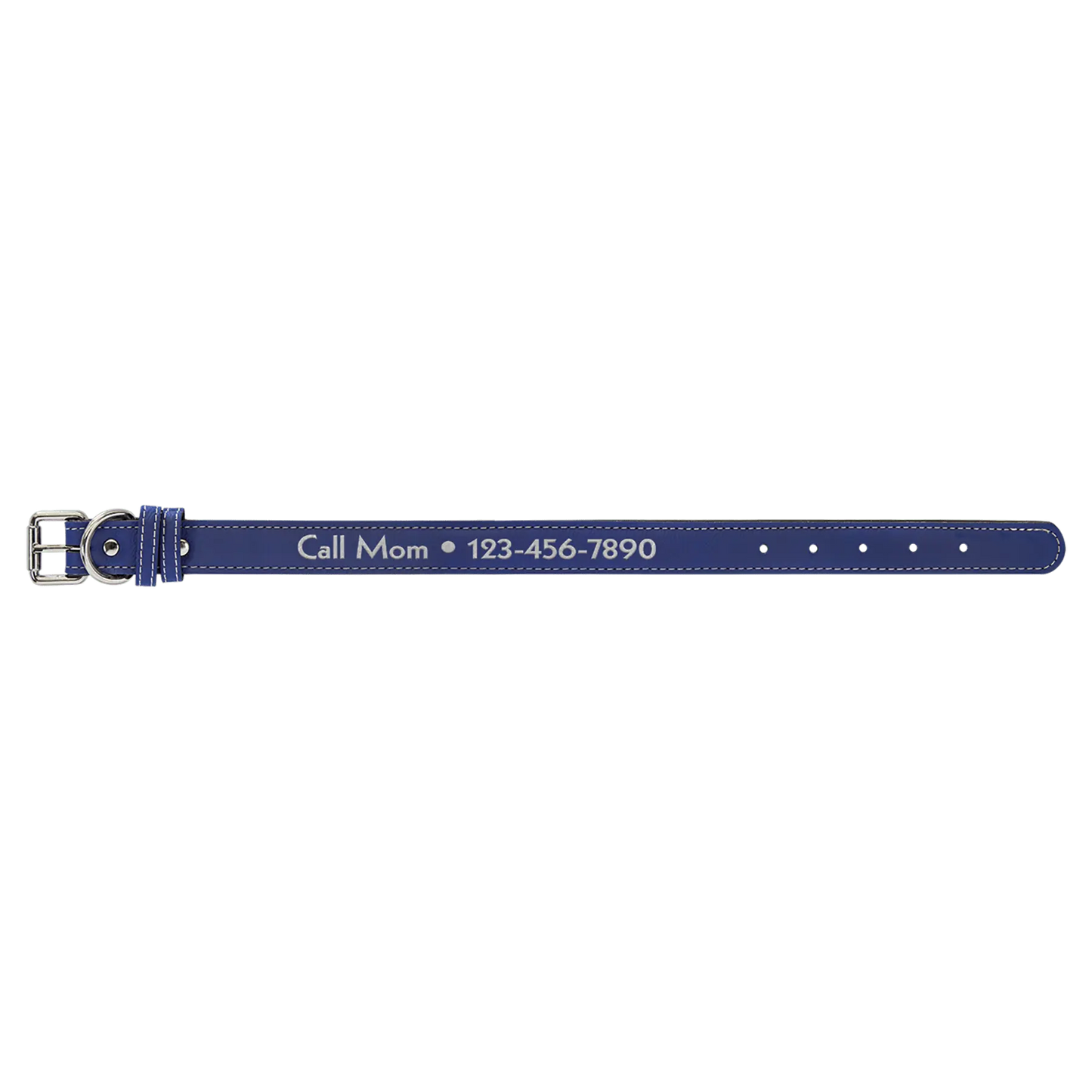 Dog Collar - Medium 19" x 1" Leatherette - Custom JDS
