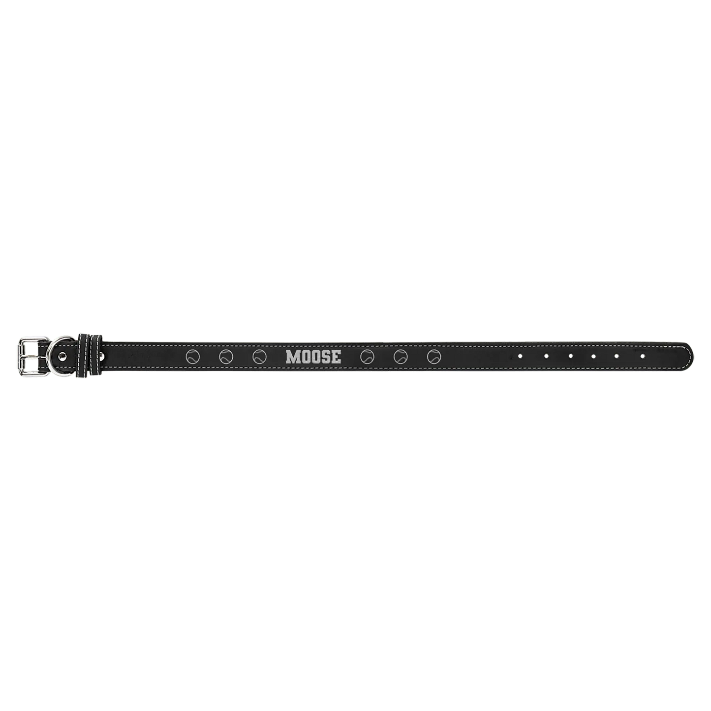 Dog Collar - XL 27" x 1 1/4" Leatherette - Custom JDS