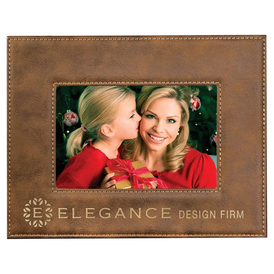 Photo Frame 4" x 6" Leatherette - Custom JDS