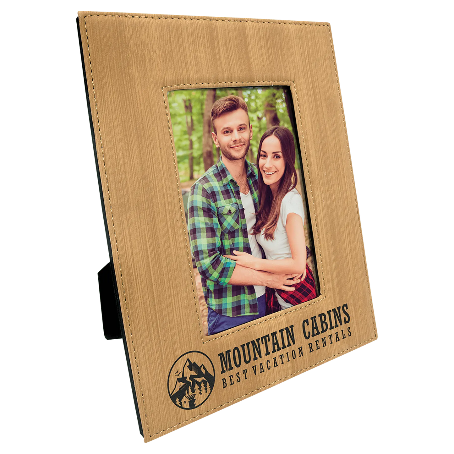 Photo Frame 4" x 6" Leatherette - Custom JDS