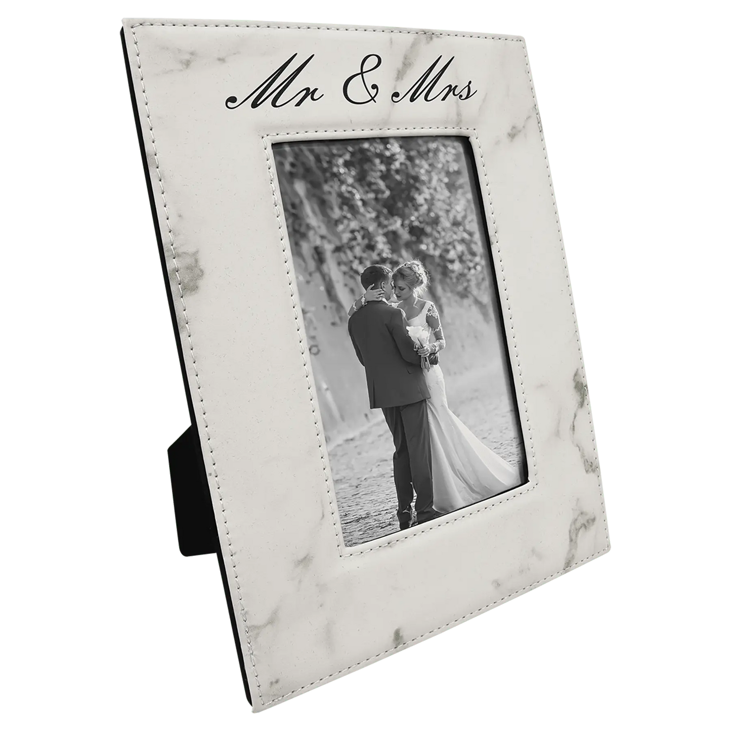 Photo Frame 4" x 6" Leatherette - Custom JDS