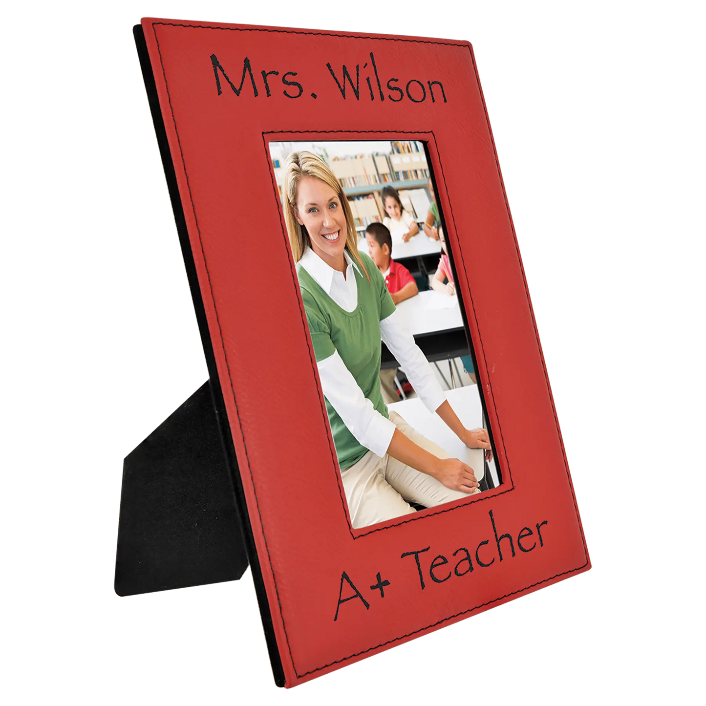 Photo Frame 4" x 6" Leatherette - Custom JDS