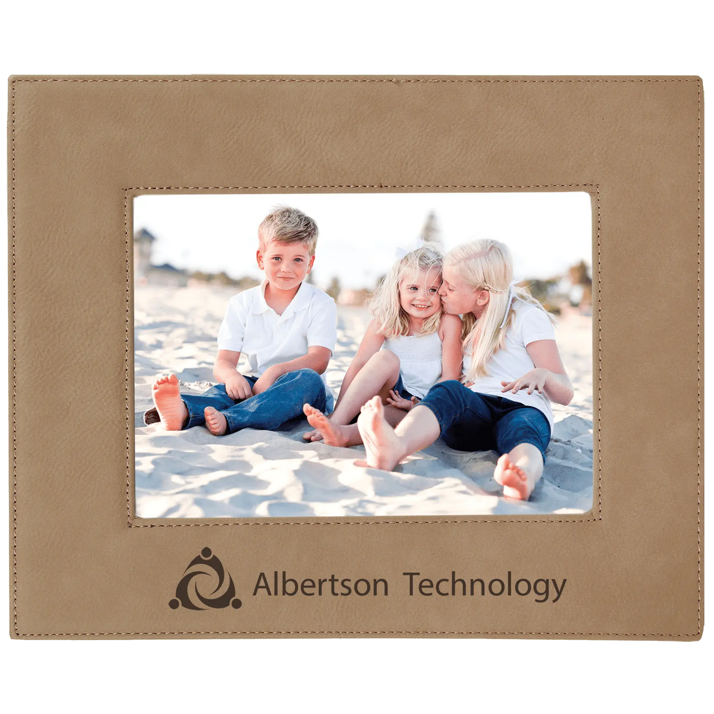 Photo Frame 5" x 7" Leatherette - Custom JDS
