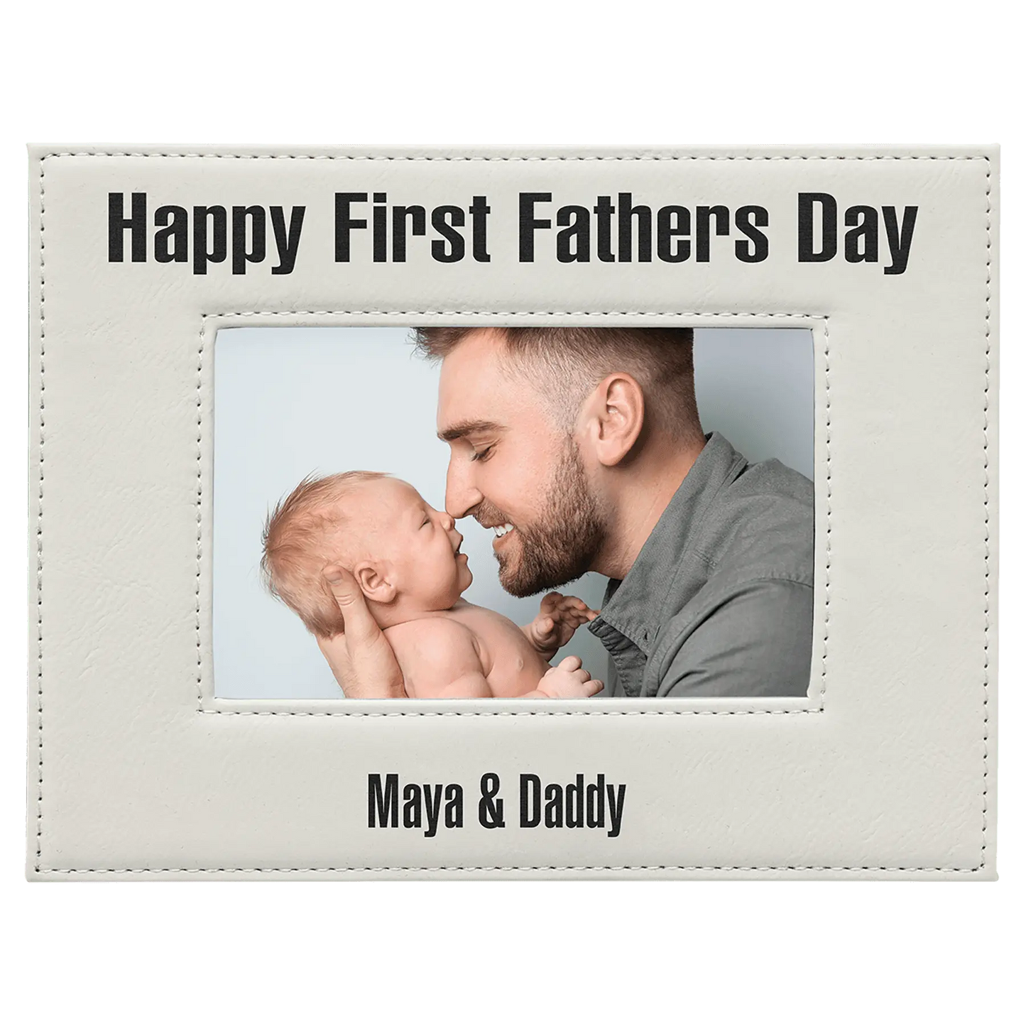 Photo Frame 4" x 6" Leatherette - Custom JDS