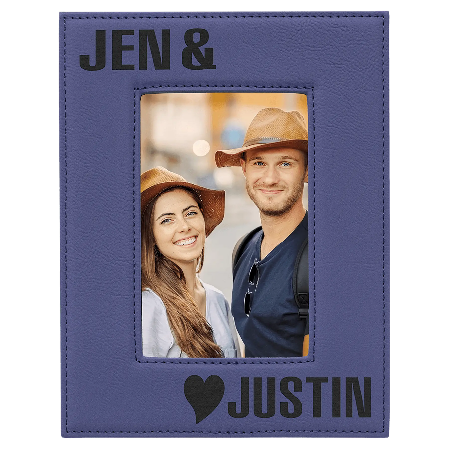 Photo Frame 4" x 6" Leatherette - Custom JDS