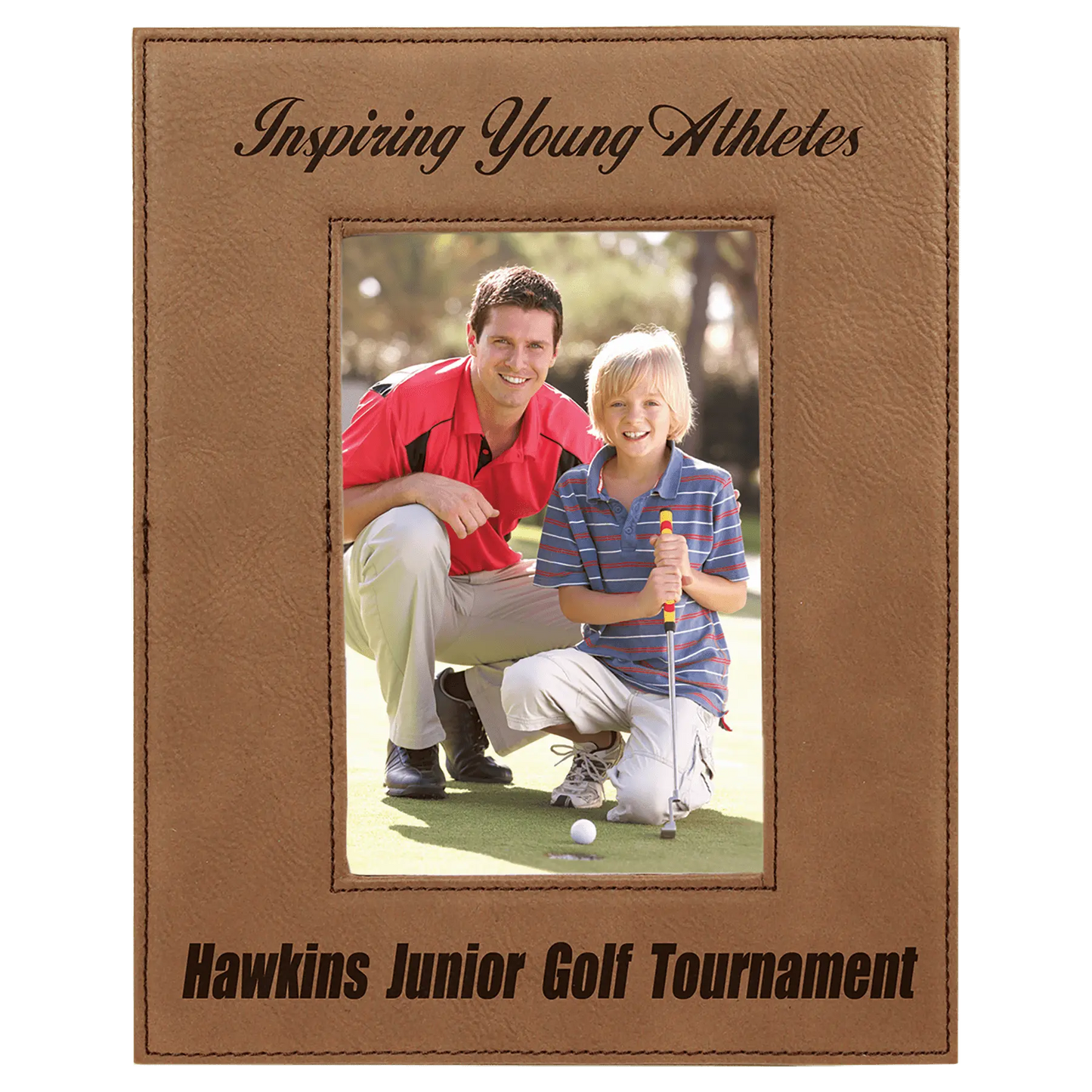 Photo Frame 4" x 6" Leatherette - Custom JDS
