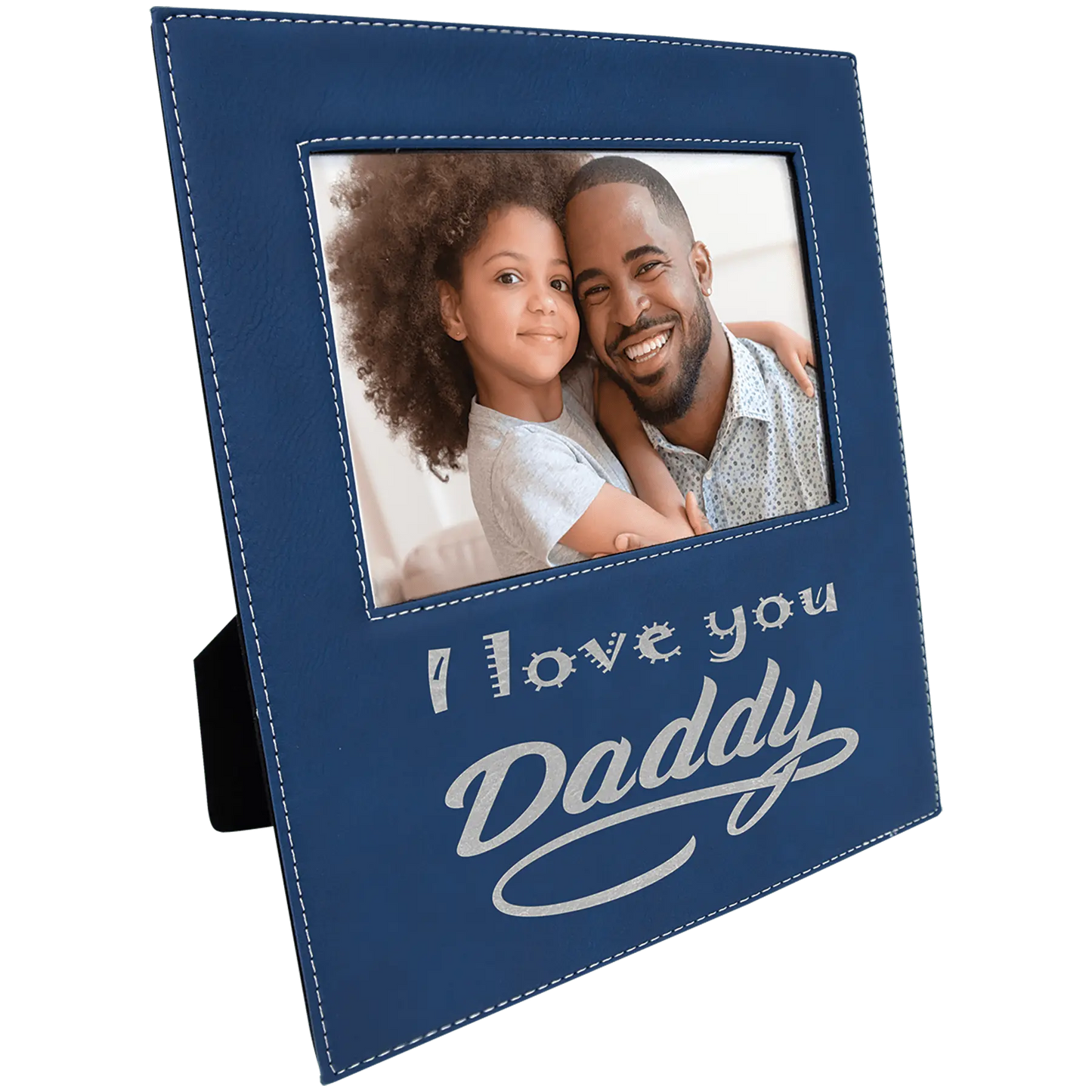 Photo Frame 5" x 7" Leatherette with Extended Engraving Area - Custom JDS