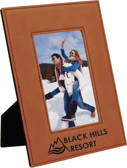 Photo Frame 4" x 6" Leatherette - Custom JDS