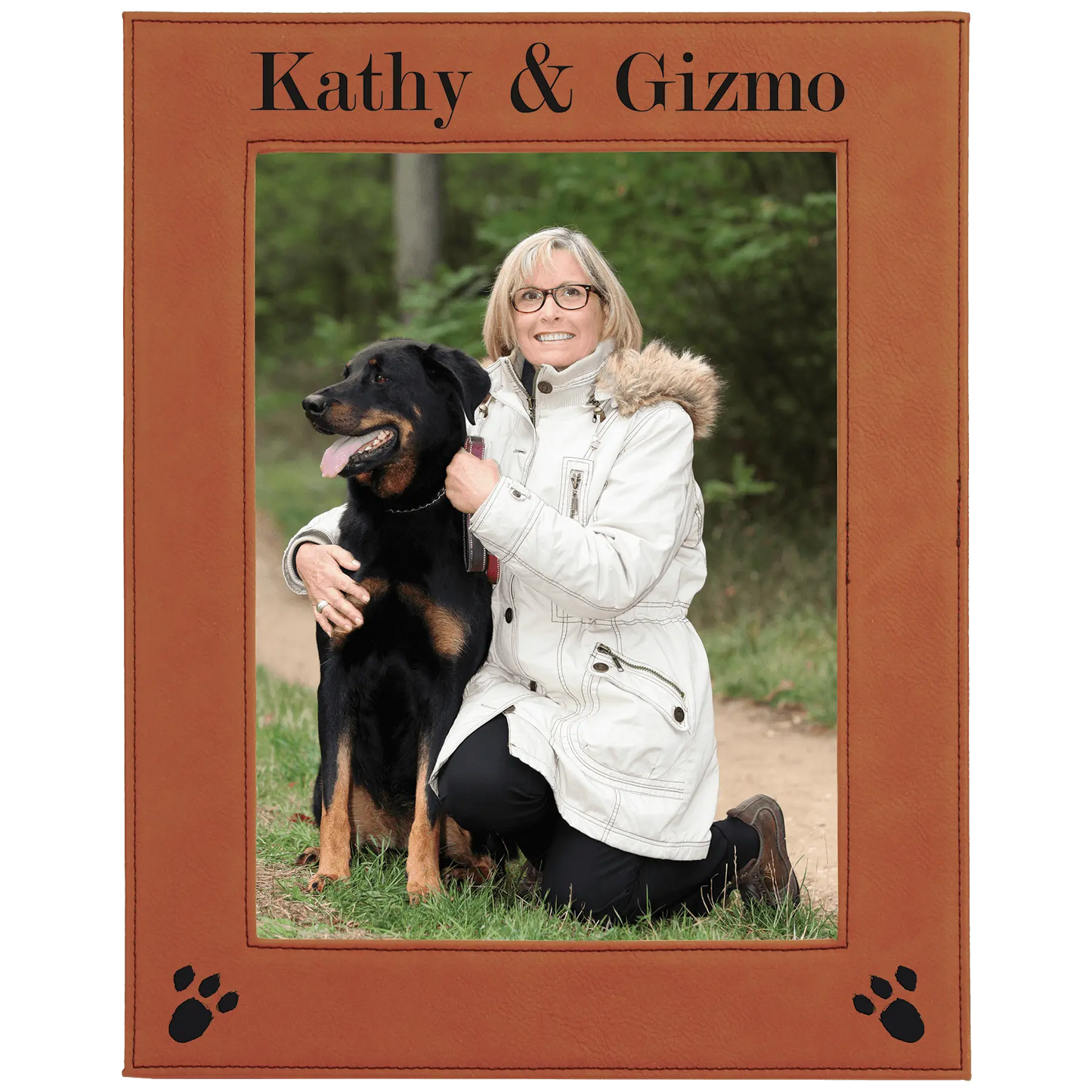 Photo Frame 8" x 10" Leatherette - Custom JDS