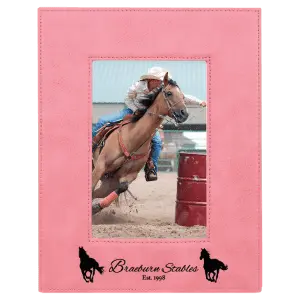 Photo Frame 4" x 6" Leatherette - Custom JDS