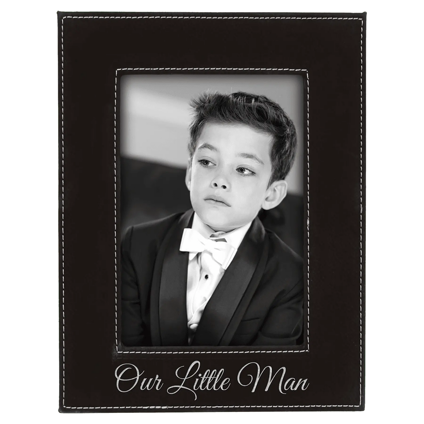 Photo Frame 4" x 6" Leatherette - Custom JDS
