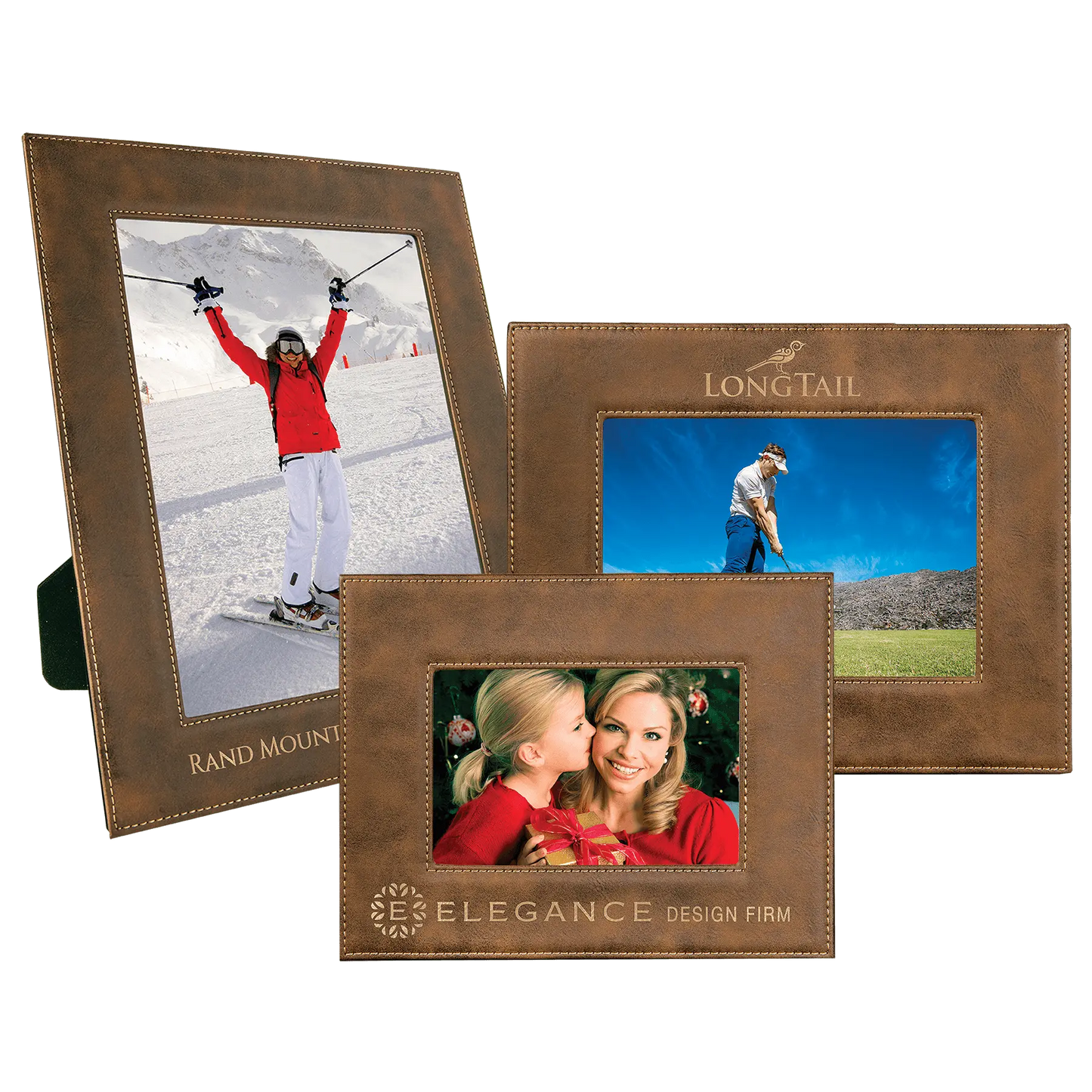 Photo Frame 4" x 6" Leatherette - Custom JDS