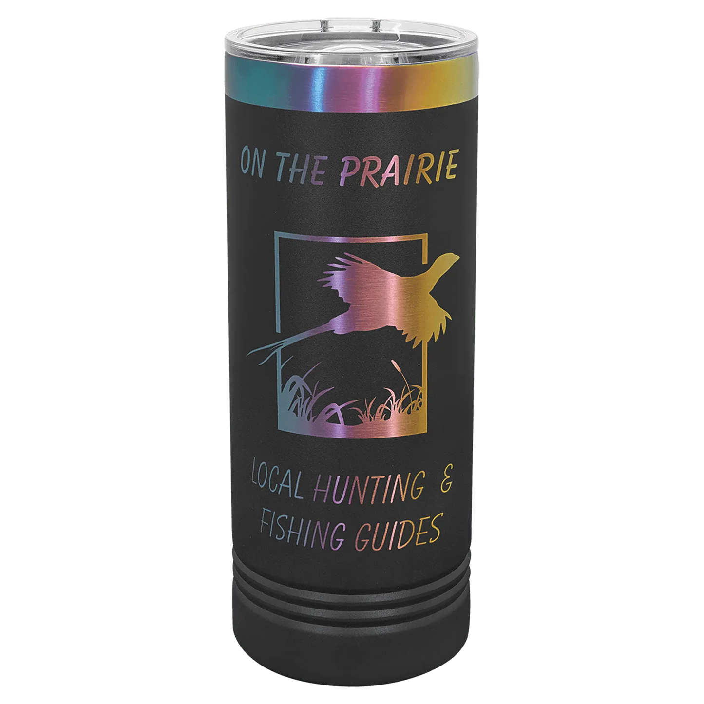 22 oz. - Ion Plated - Skinny Tumbler with Slider Lid - Custom JDS