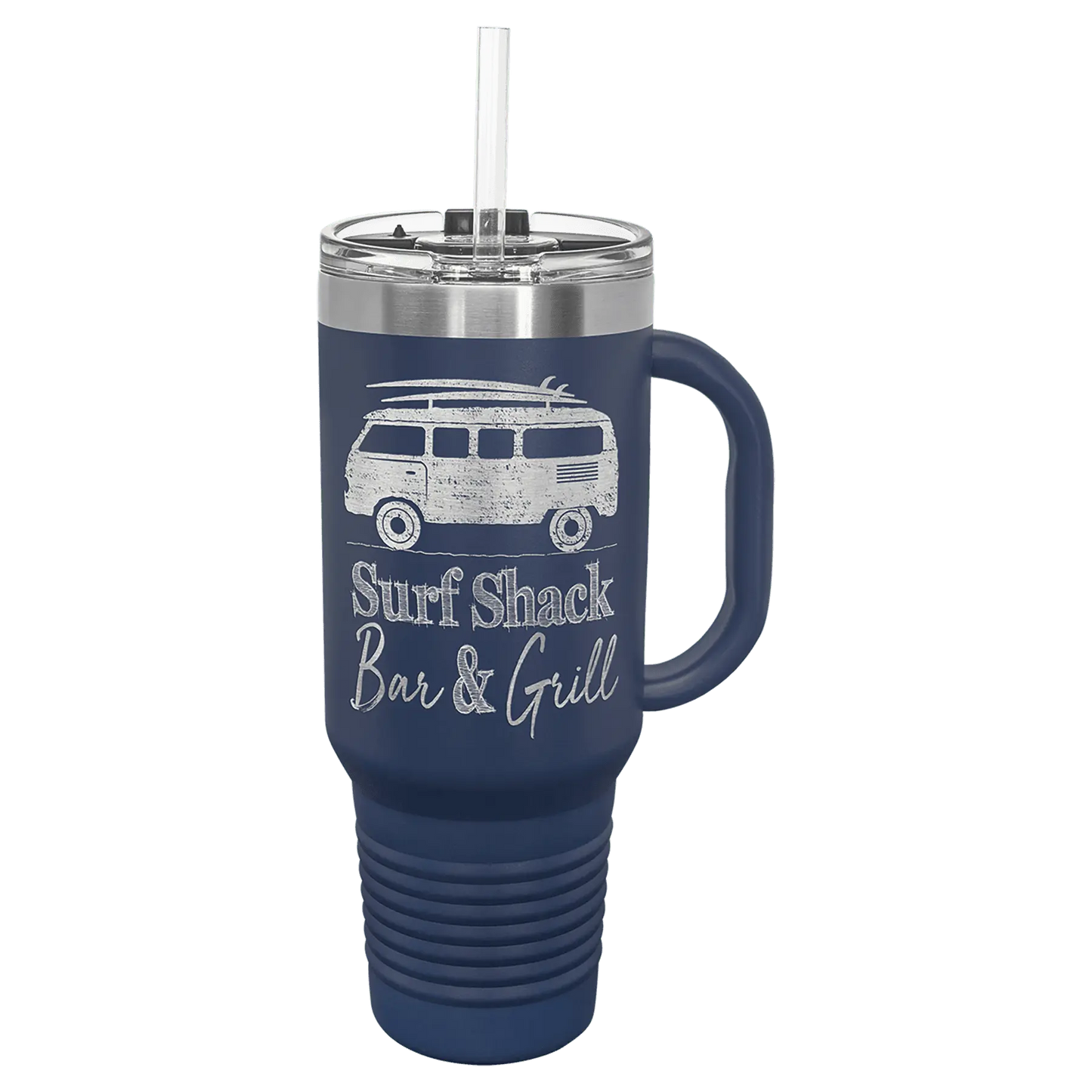 40 oz Travel Mug with Handle, Straw Included - Custom JDS