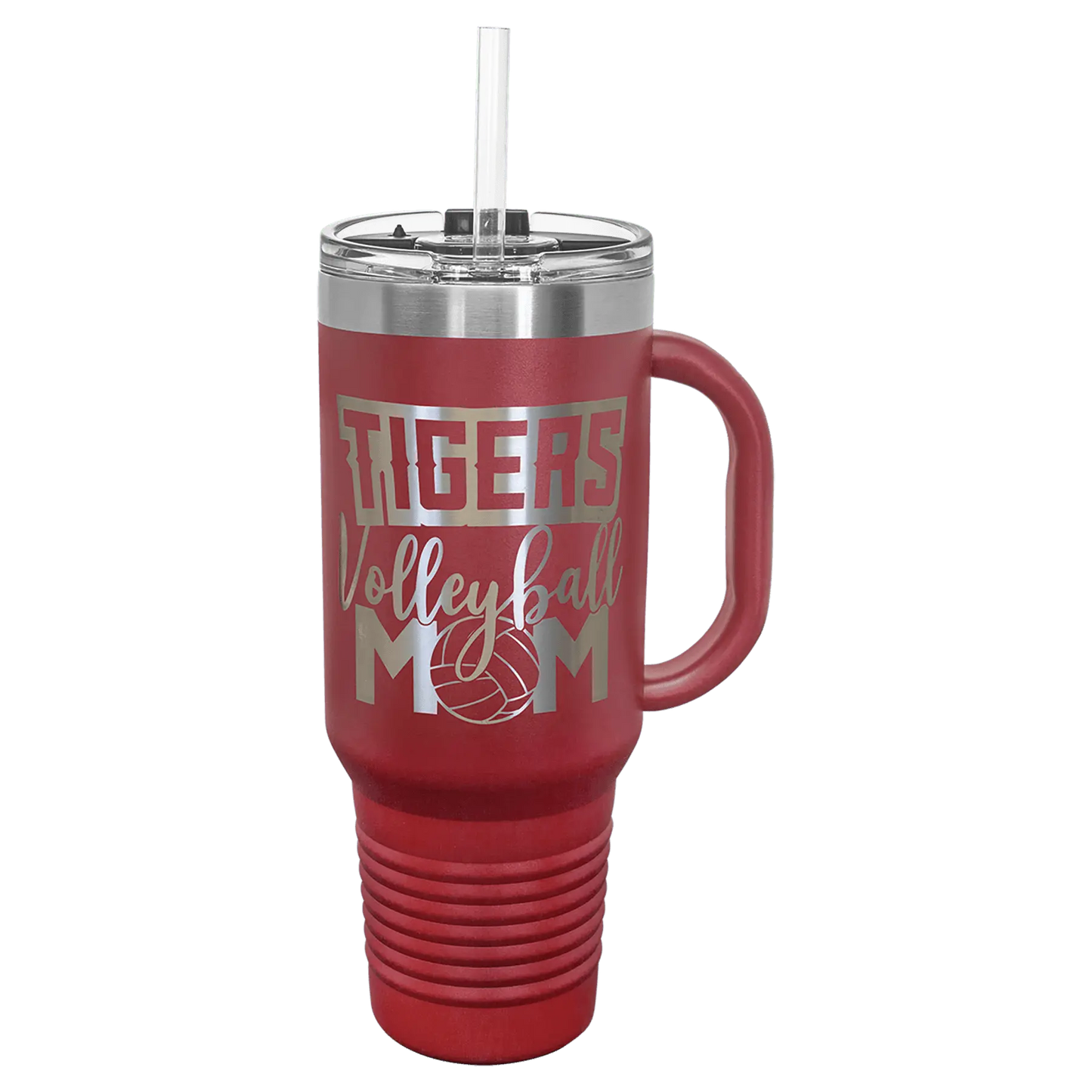 40 oz Travel Mug with Handle, Straw Included - Custom JDS