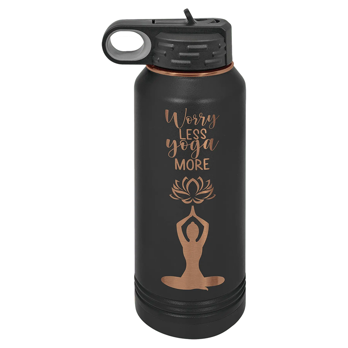 32 oz. - Ion Plated Stainless Steel Water Bottle - Custom JDS