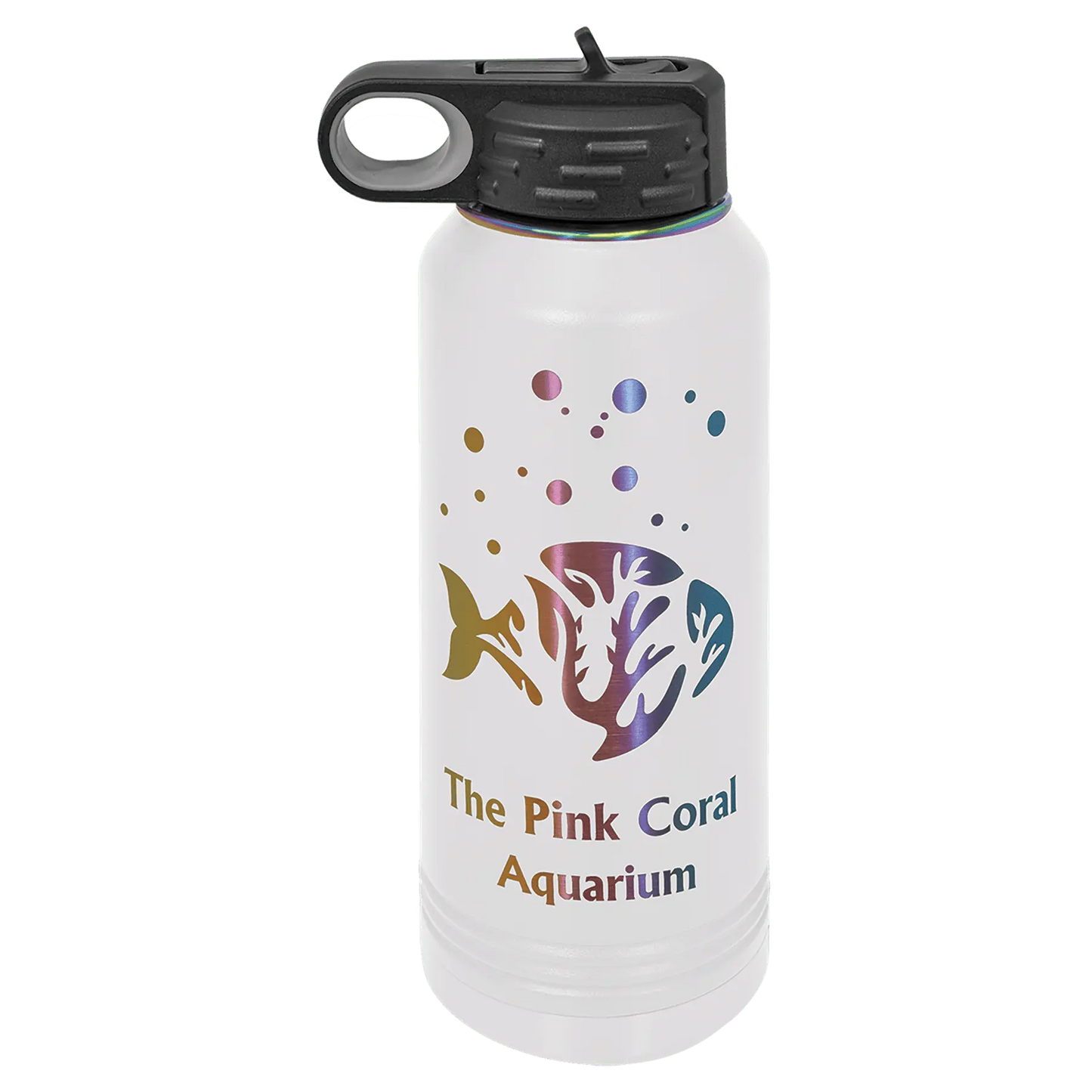 32 oz. - Ion Plated Stainless Steel Water Bottle - Custom JDS