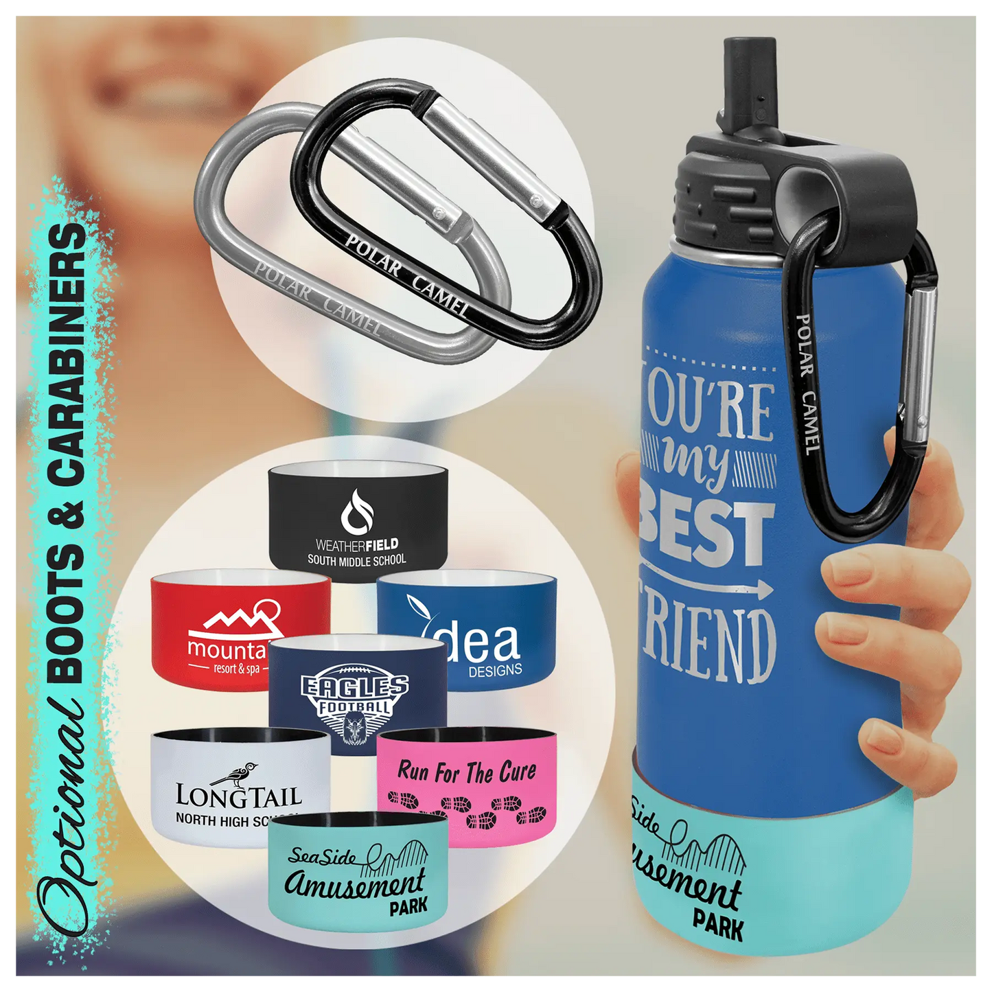40 oz. Stainless Steel Water Bottle - Custom JDS
