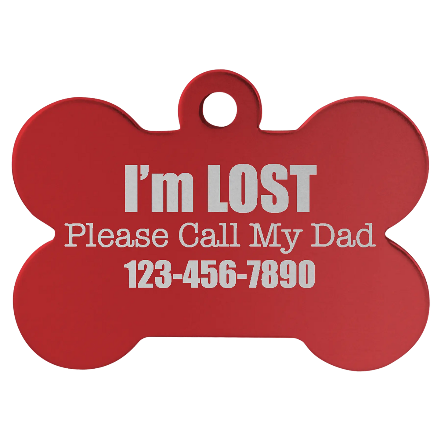 Custom Anodized Aluminum Pet Tag - Huge Variety JDS