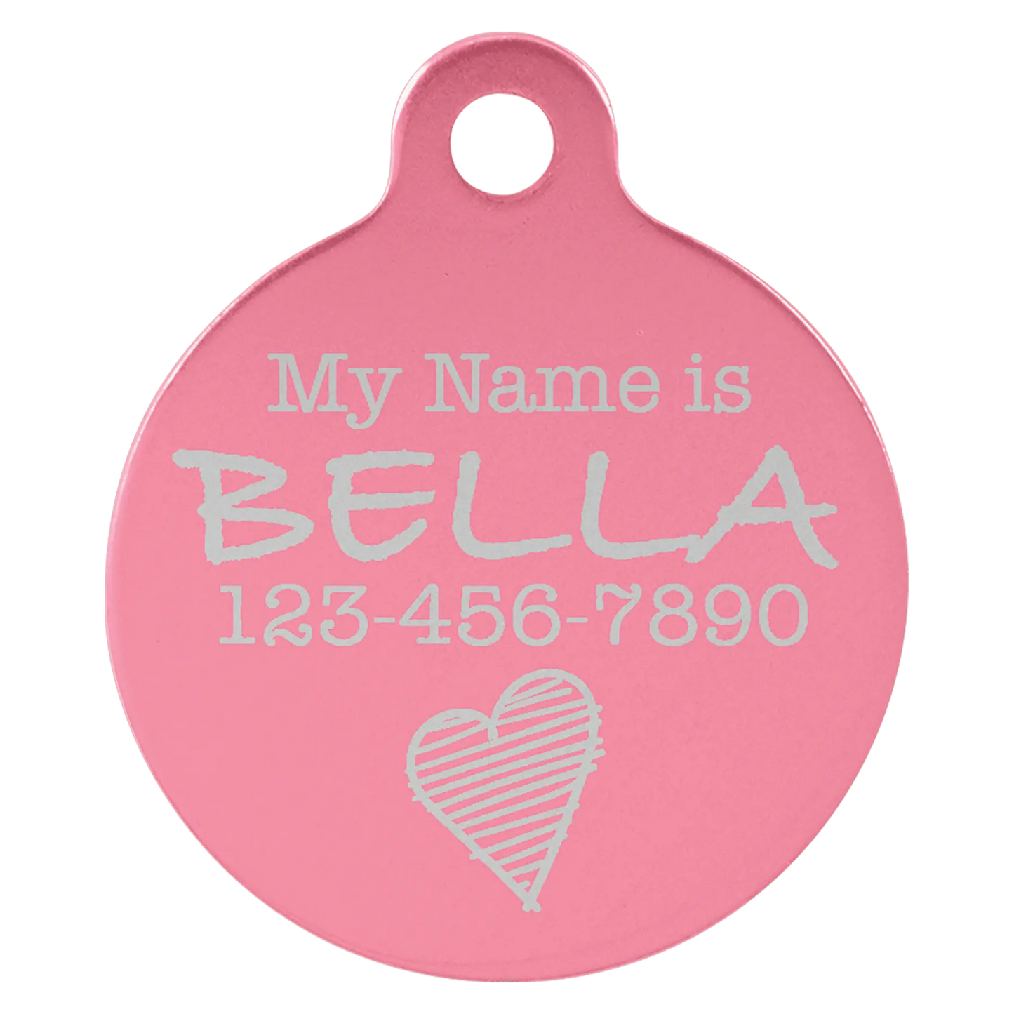 Custom Anodized Aluminum Pet Tag - Huge Variety JDS