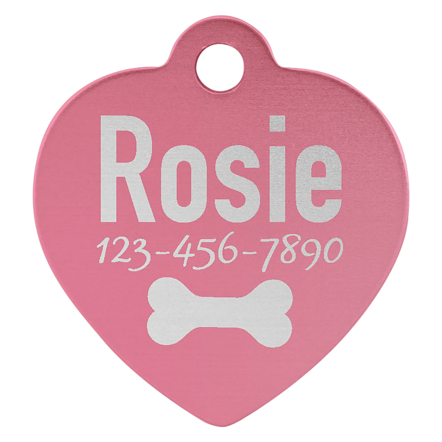 Custom Anodized Aluminum Pet Tag - Huge Variety JDS