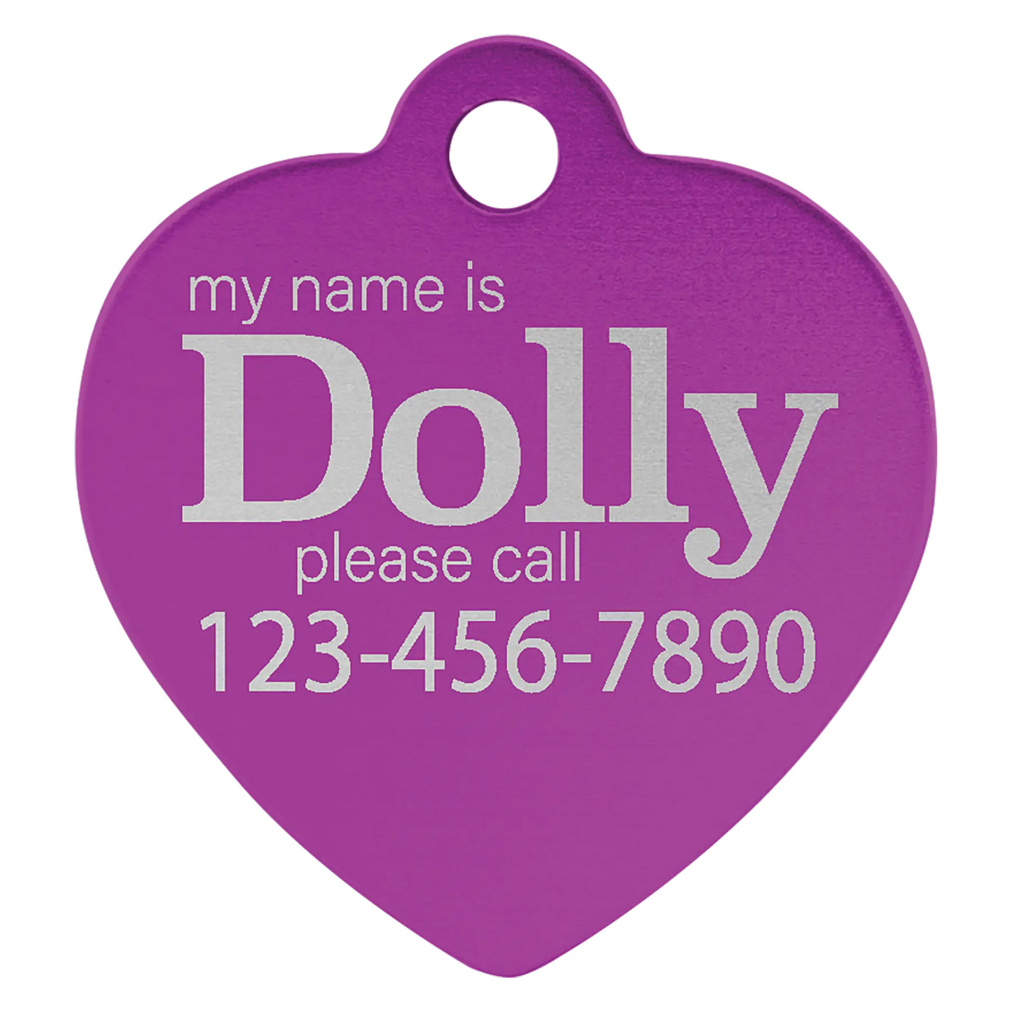 Custom Anodized Aluminum Pet Tag - Huge Variety JDS