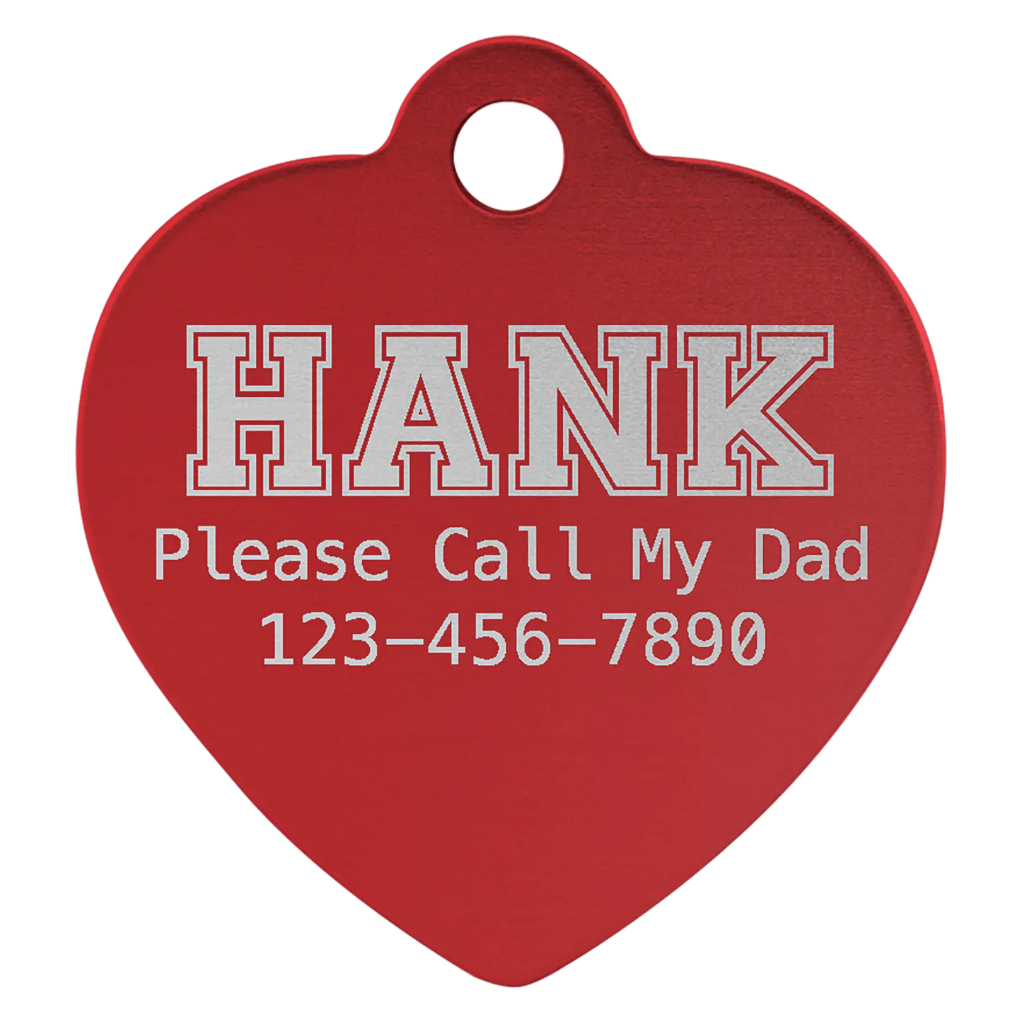Custom Anodized Aluminum Pet Tag - Huge Variety JDS