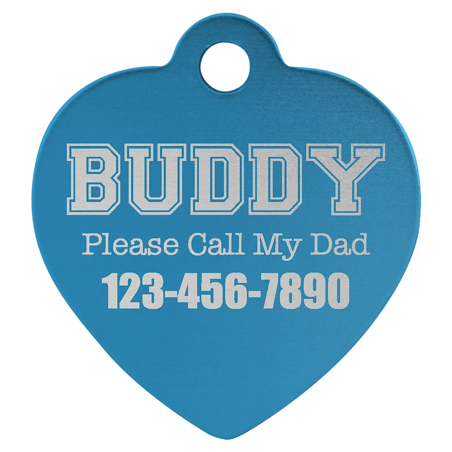 Custom Anodized Aluminum Pet Tag - Huge Variety JDS