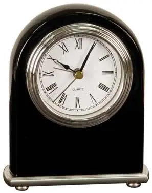 Black Piano Finish Desk Clock JDS