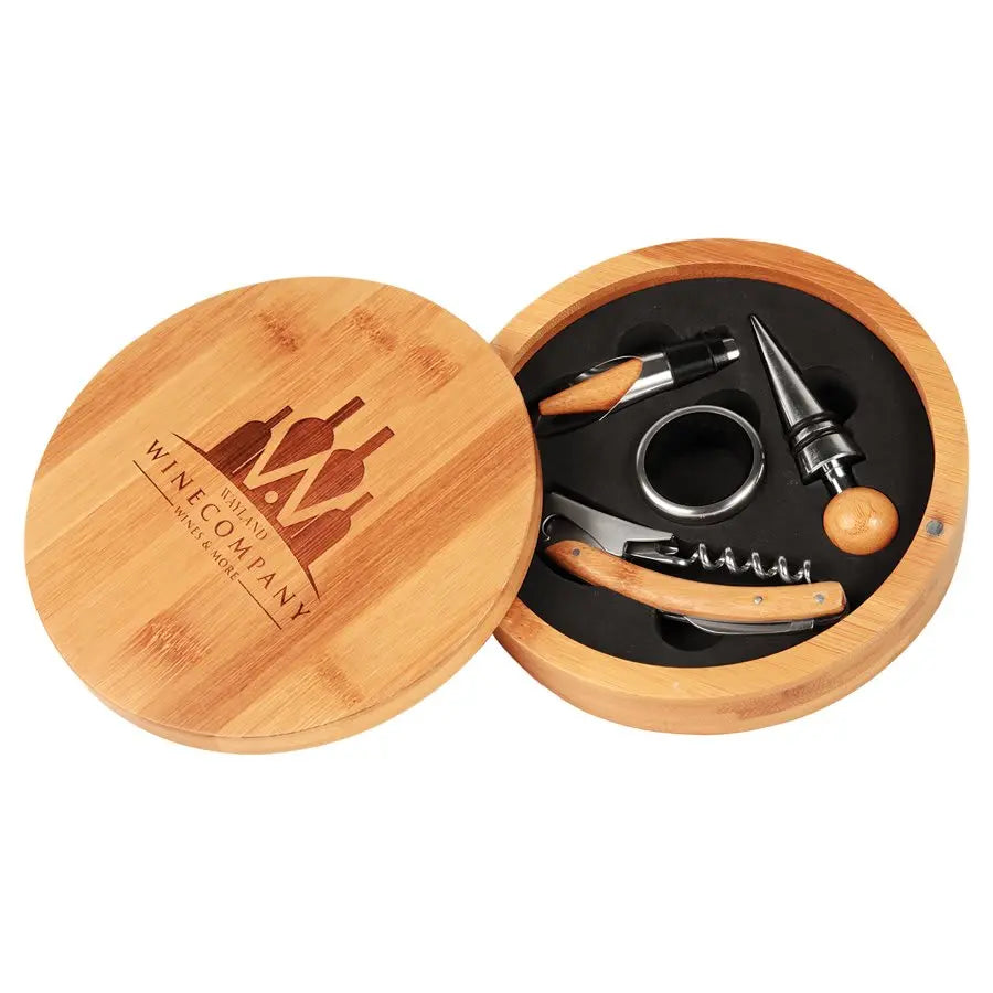 Bamboo - 4-Piece Wine Tool Set JDS