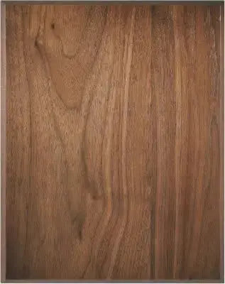 Genuine Walnut 45 Degree Bevel Edge Plaque with Marble Acrylic Plate Smalltown Connetchin