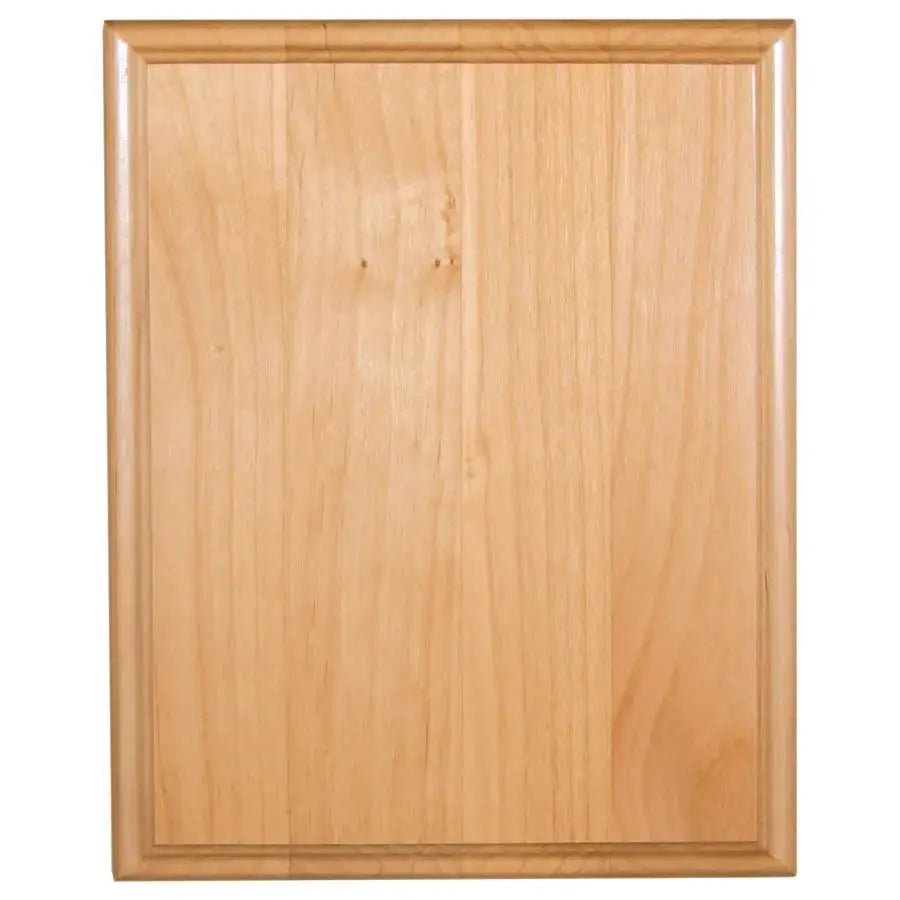 All American Red Alder Personalized Plaque with (Optional) Marble Acrylic Plate - Smalltown Connetchin