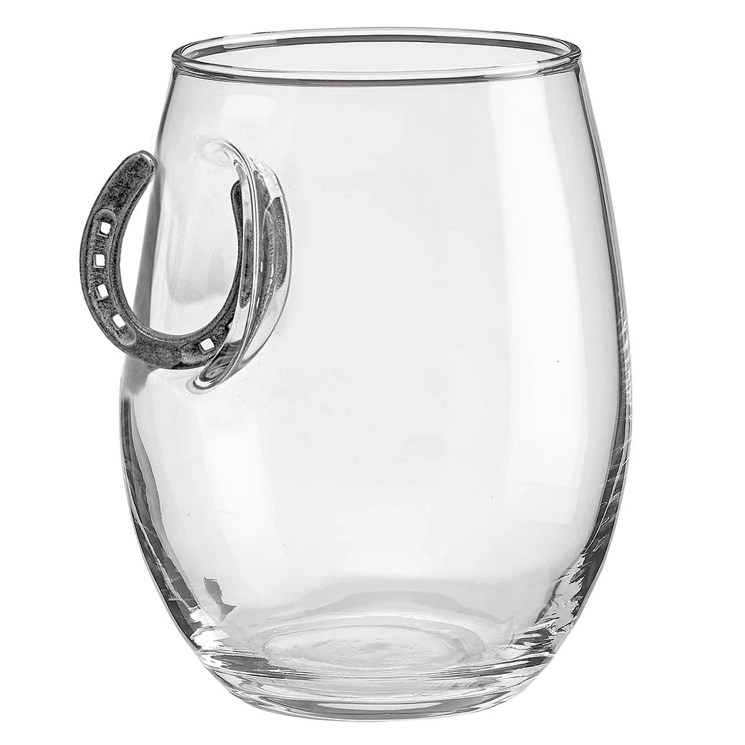 Glassware with Horseshoe Embedment